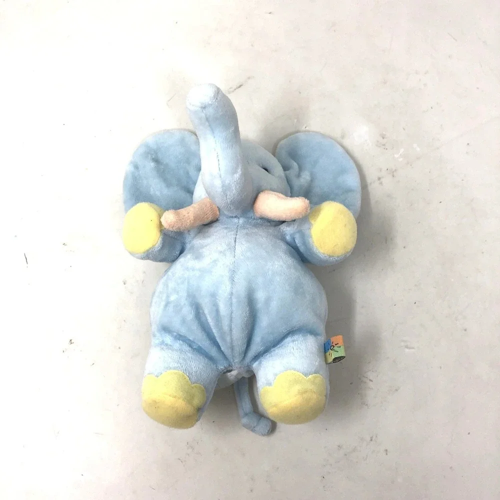 Carter's John Lennon Real Love Elephant Plush Yoko Ono Blue Yellow 8